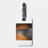 Taube Gepäckanhänger (Rückseite vertikal)