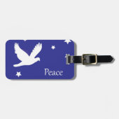 Taube Gepäckanhänger (Vorderseite horizontal)