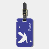 Taube Gepäckanhänger (Vorderseite vertikal)