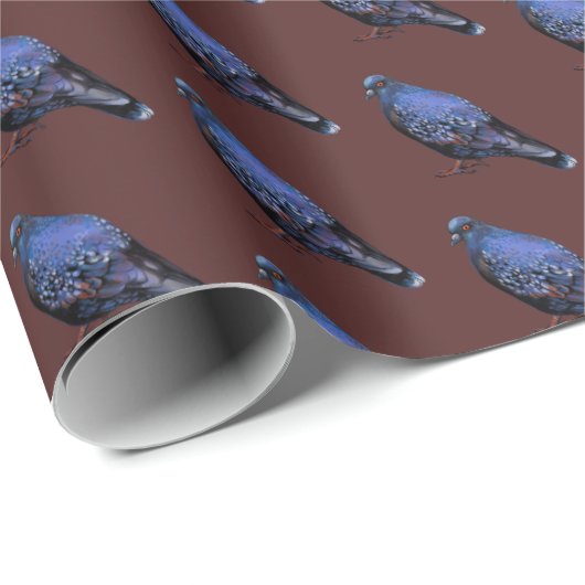 Taube Geschenkpapier (Rolleneckpunkt)
