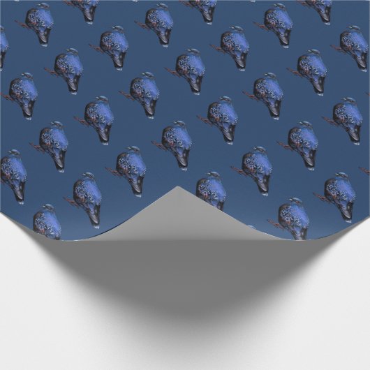 Taube Geschenkpapier (Ecke)