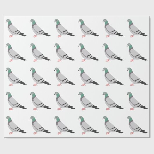 Taube Geschenkpapier (Flach)