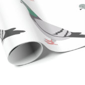 Taube Geschenkpapier (Rolleneckpunkt)