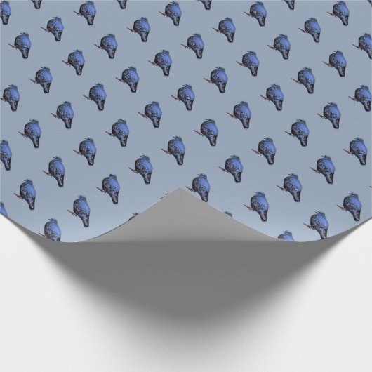 Taube Geschenkpapier (Ecke)