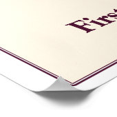 Taube Geschichte. Laurent Clerc. (ASL) Poster (Ecke)