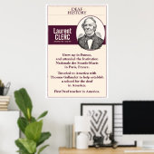 Taube Geschichte. Laurent Clerc. (ASL) Poster (Heimbüro)