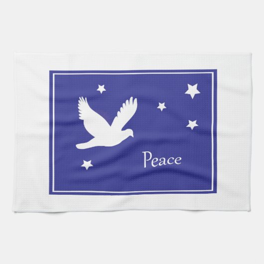 Taube Geschirrtuch (Horizontal)