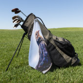 Taube Golfhandtuch (Gras)