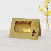 Taube im Flug Karte (Gelbe Blume)