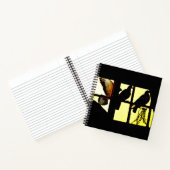 Taube im Flug Notizblock (Innenseite)