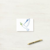 Taube im Flug Post-it Klebezettel (Auf Schreibtisch)
