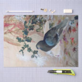 Taube im Herbst Leaves, Watanabe Seitei Seidenpapier (Handwerk)