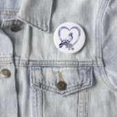 Taube im Herzen Button (Beispiel)