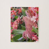 Taube in Blume Puzzle (Vertikal)