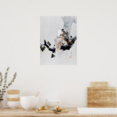 Taube in einem Baum, Watanabe Seitei Poster (Küche)