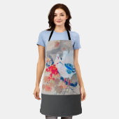 Taube in Herbstleaves, Watanabe Seitei Schürze (Getragen)