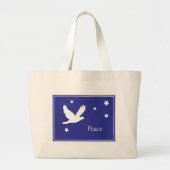Taube Jumbo Stoffbeutel (Vorne)