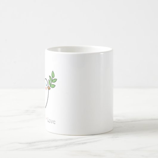 Taube Kaffeetasse (Mittel)