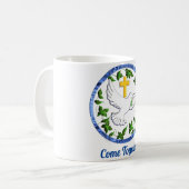 Taube Kaffeetasse (Vorderseite Links)