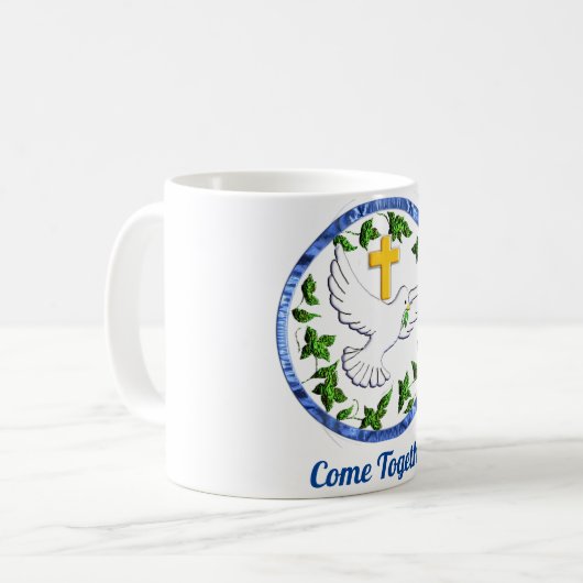 Taube Kaffeetasse (Vorderseite Links)