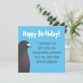 Taube Karte (Stehend Vorderseite)