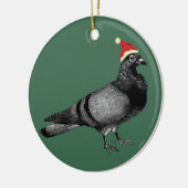 Taube Keramik Ornament (Links)