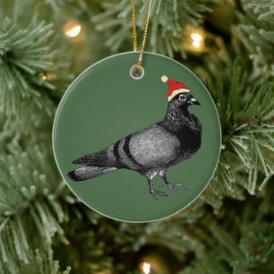 Taube Keramik Ornament