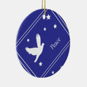 Taube Keramik Ornament (Rechts)