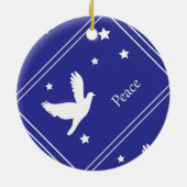 Taube Keramik Ornament (Hinten)