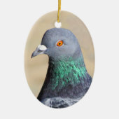 Taube Keramikornament (Vorne)