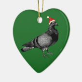 Taube Keramikornament (Links)