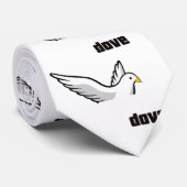 Taube Krawatte (Gerollt)