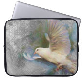 Taube Laptopschutzhülle (Vorderseite)