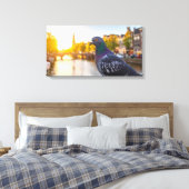 Taube Leinwanddruck (Insitu (Schlafzimmer))