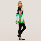 Taube Liebe Tote Tasche (Am Model)