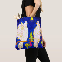 Taube Liebe Tote Tasche