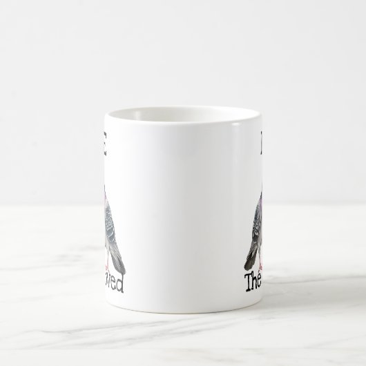 Taube Liebe Unbeliebte Urban Feral Birds Kaffeetasse (Mittel)