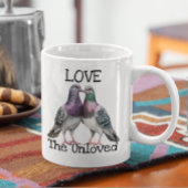 Taube Liebe Unbeliebte Urban Feral Birds Kaffeetasse