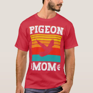 Taube Mama Bird Fly Animal Retro Graphic Niedlich T-Shirt