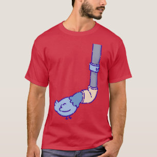 Taube mit Blick auf die Wasserleitung T-Shirt
