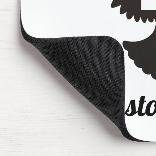 Taube mit Cross Mouse Pad Mousepad (Ecke)