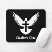 Taube mit Cross Mouse Pad Mousepad (Mit Mouse)