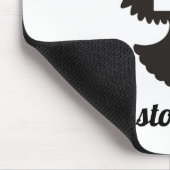 Taube mit Kreuz-Mauspad Mousepad (Ecke)
