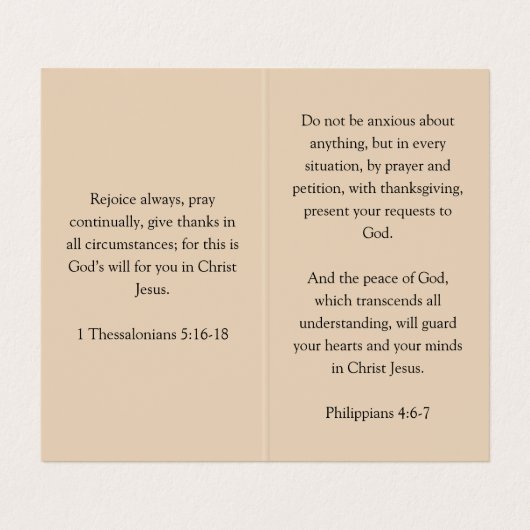 Taube mit Kreuzrot und Beige Vertikal geklappt Visitenkarten (Innenseite Aufgefaltet)