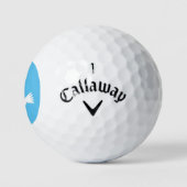 Taube mit Olivenzweig Golfball (Logo)