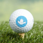Taube mit Olivenzweig Golfball (Insitu T-Shirt)