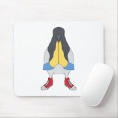 Taube mit Schuhen Mousepad (Mit Mouse)