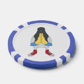 Taube mit Schuhen Pokerchips (Einzeln)