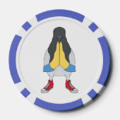 Taube mit Schuhen Pokerchips (Rückseite)
