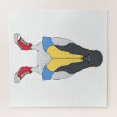 Taube mit Schuhen Puzzle (Horizontal)